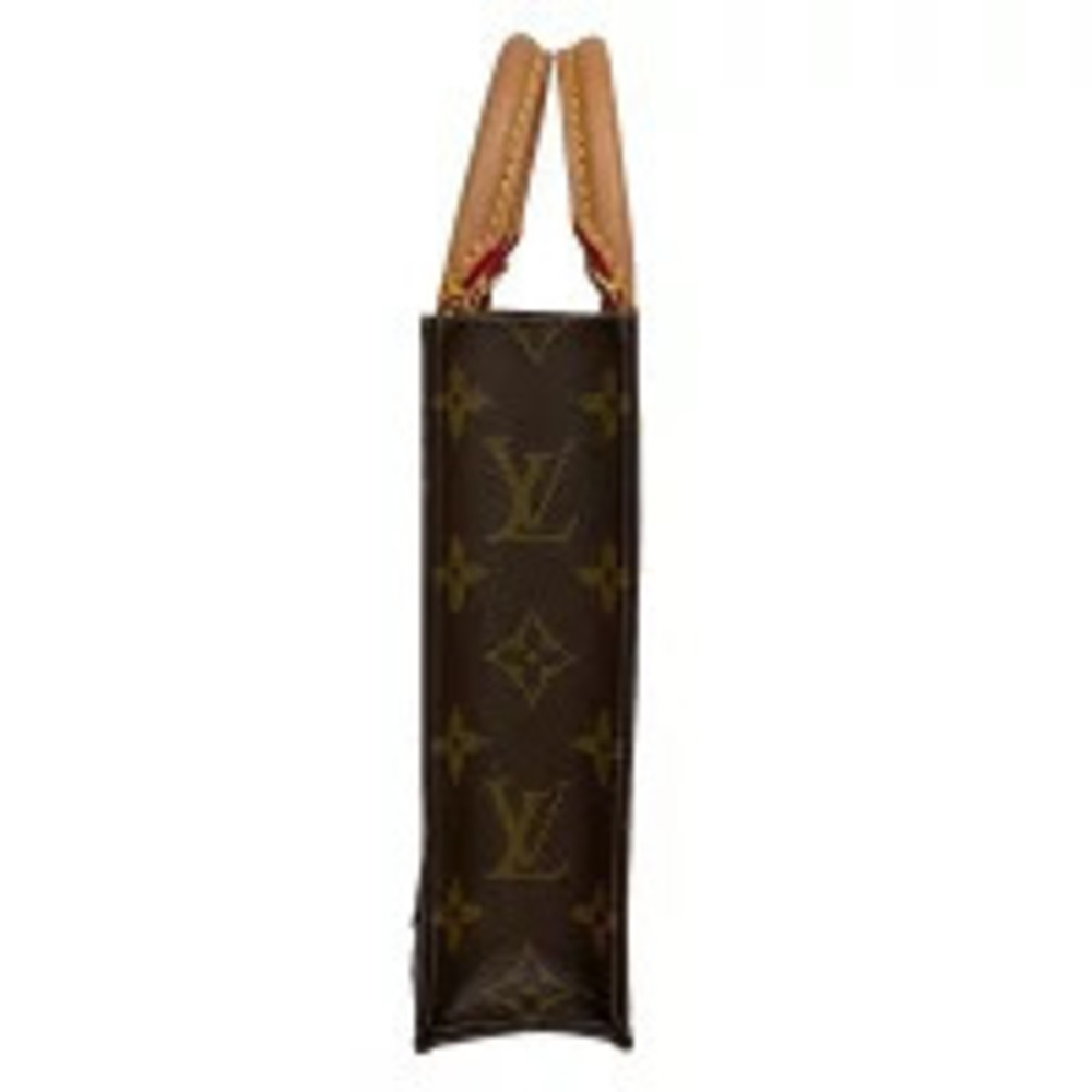 Louis Vuitton Monogram Brown Shoulder Handbag Plat Sac Bag Brown